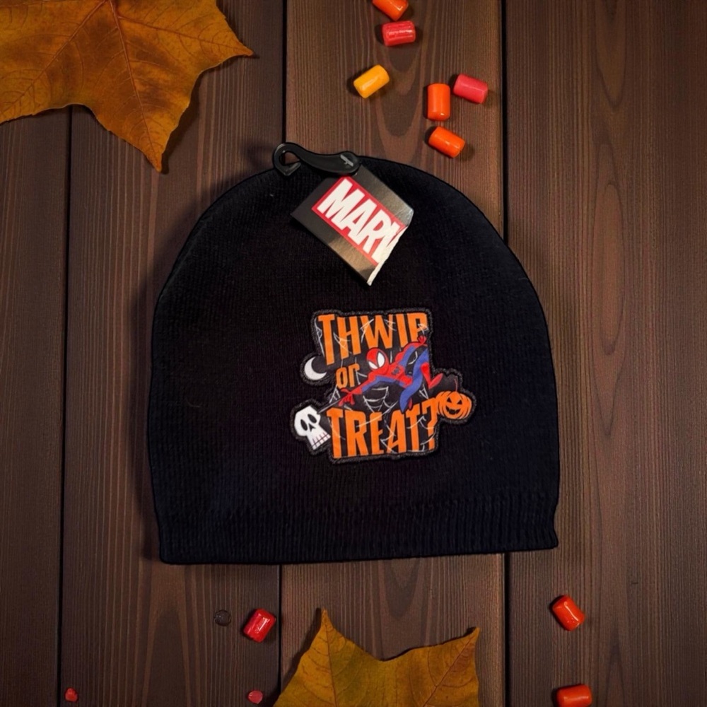 NEW• Marvel Spider-Man Black Unique Halloween Hat